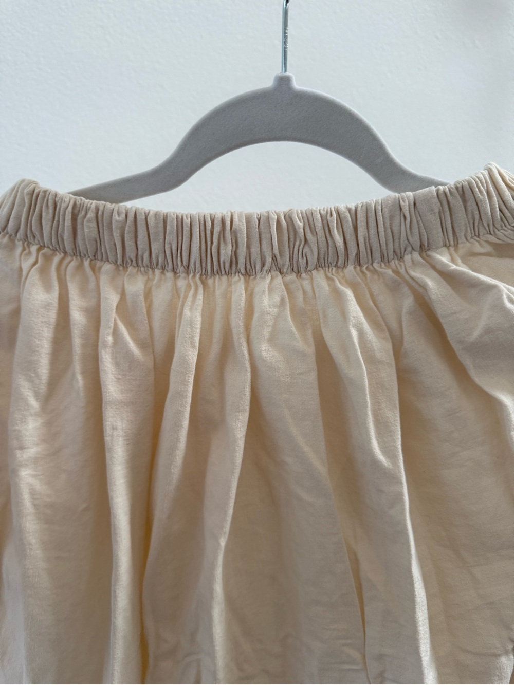 THE GREAT. Cream Eyelet Lace Tank & Skirt Set - Picture 7 of 7